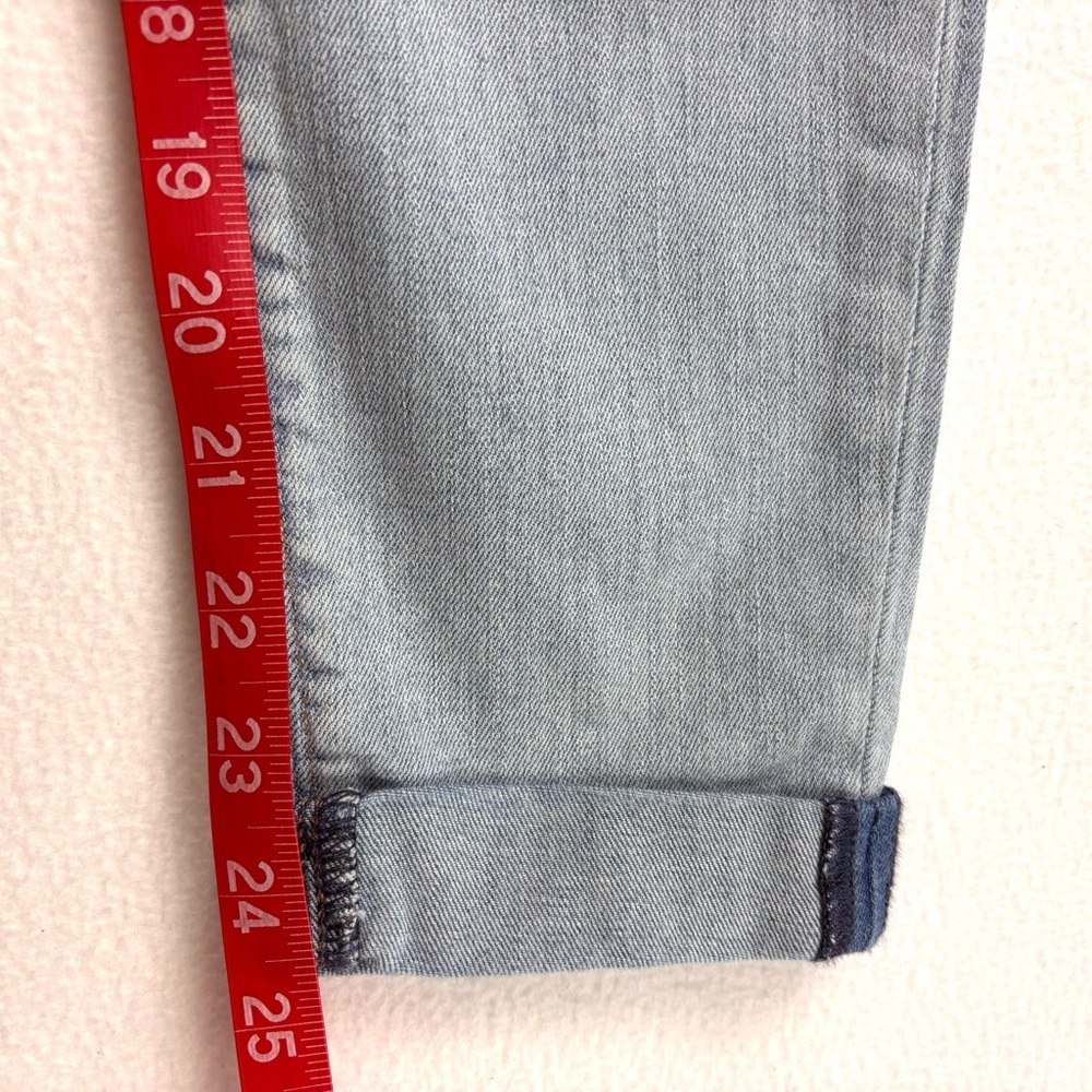 Hudson Harkin Light Wash Lowrise Ripped Cuffed Hem Skinny Ankle Jeans (27) - Picture 16 of 16